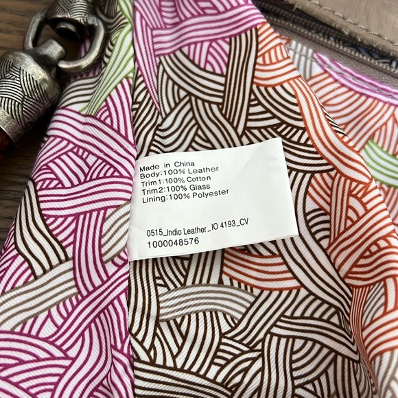 The Sak Beaded Shitake Indio Leather Small Shoulder
Satchel Style 10578 - Picture 12 of 15